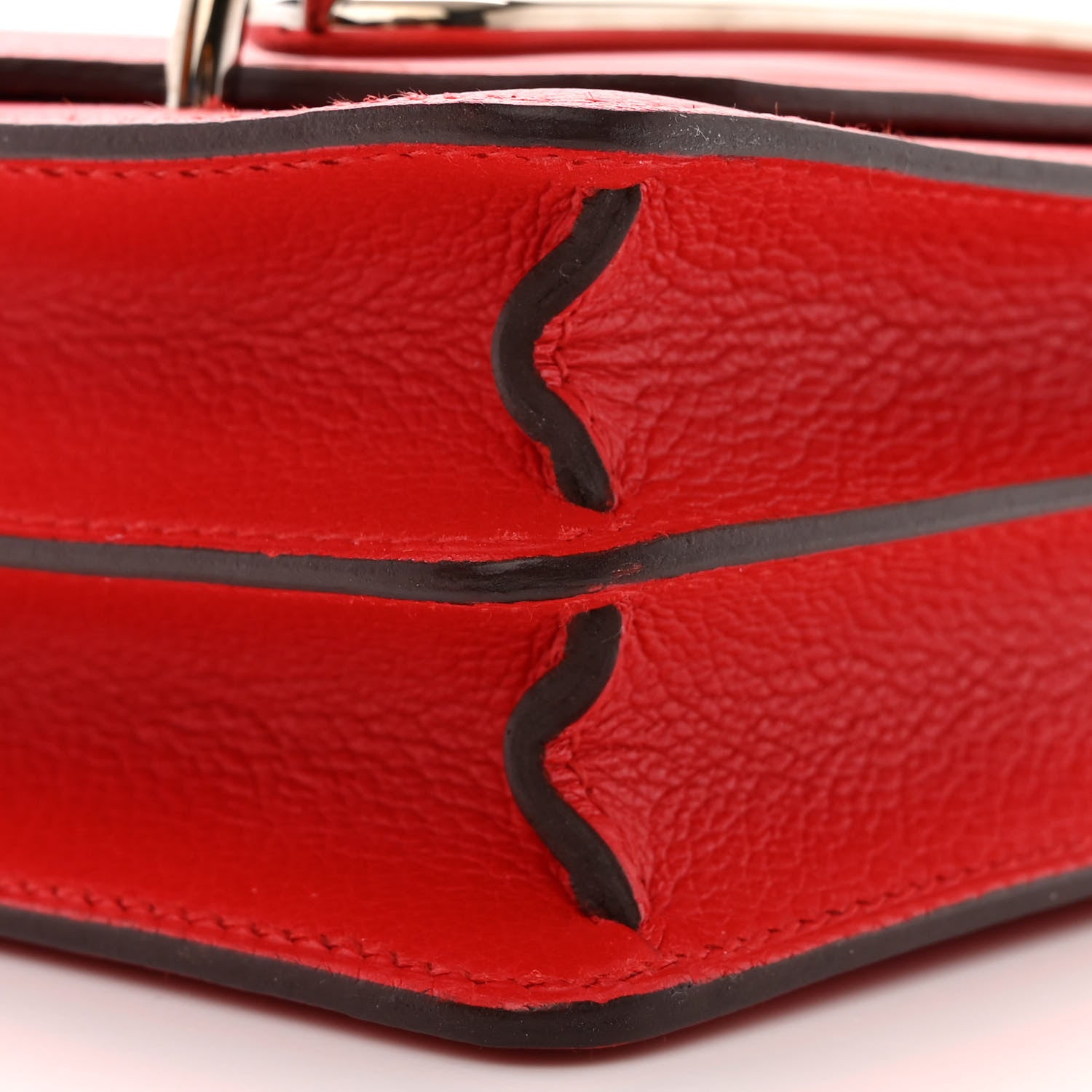 Hermes Evercolor Mini Sac Roulis Rouge de Coeur 9 of 10
