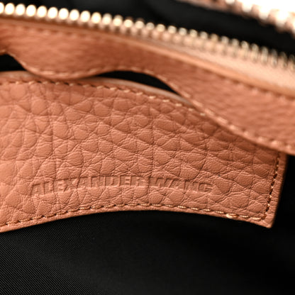 Alexander Wang Pebbled Lambskin Rocco Tan Pale Gold Hardware 6 of 9