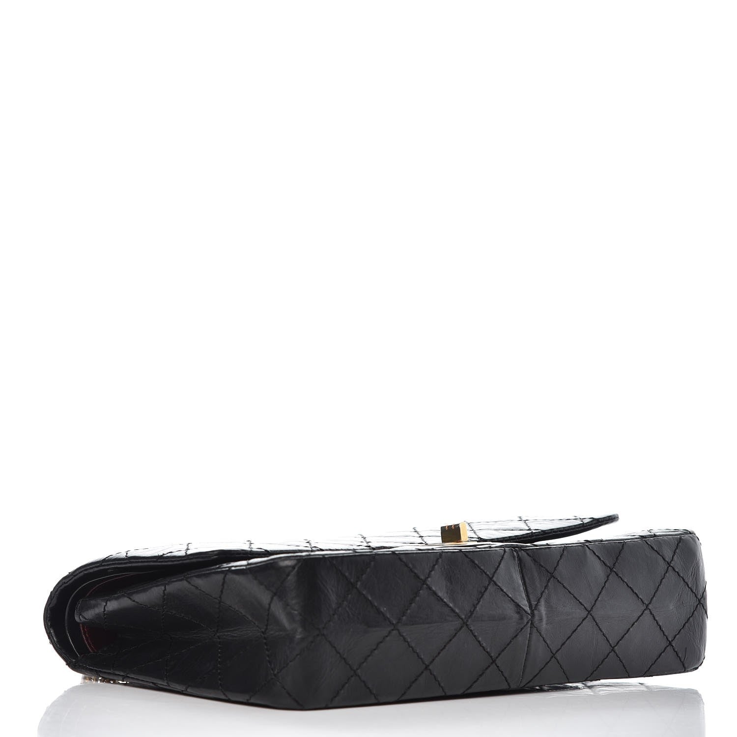Chanel Aged Calfskin Quilted 50th Anniversary 2.55 Reissue 226 Flap Black 4 of 10