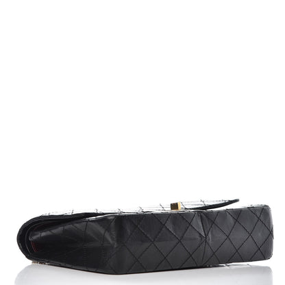 Chanel Aged Calfskin Quilted 50th Anniversary 2.55 Reissue 226 Flap Black 4 of 10
