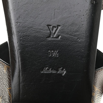 Louis Vuitton Monogram Bom Dia Mule Sandals 39.5 Black 6 of 11