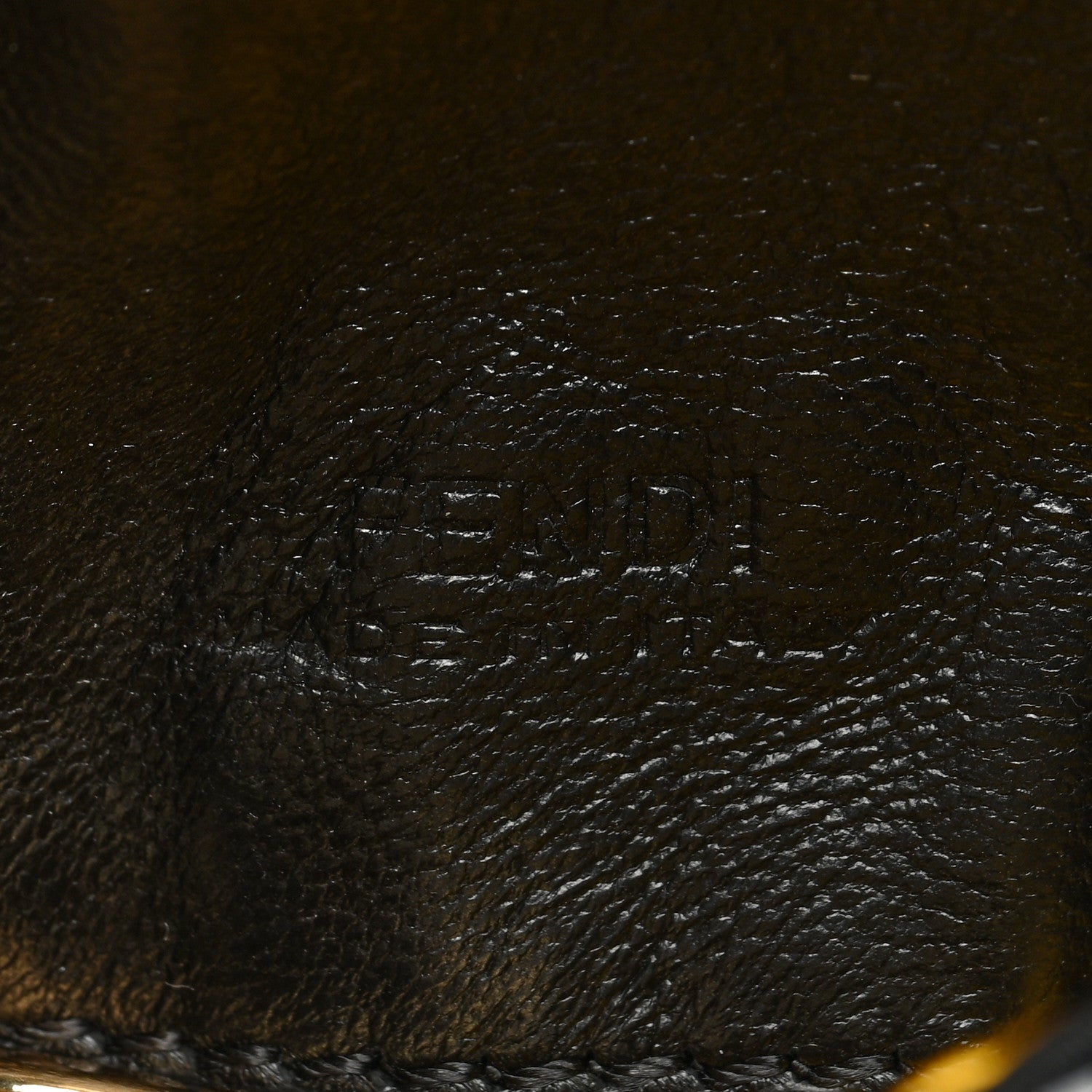 Fendi Sequin Paillettes Shiny Nappa Sex and the City Nano Baguette Belt Charm Black 6 of 8