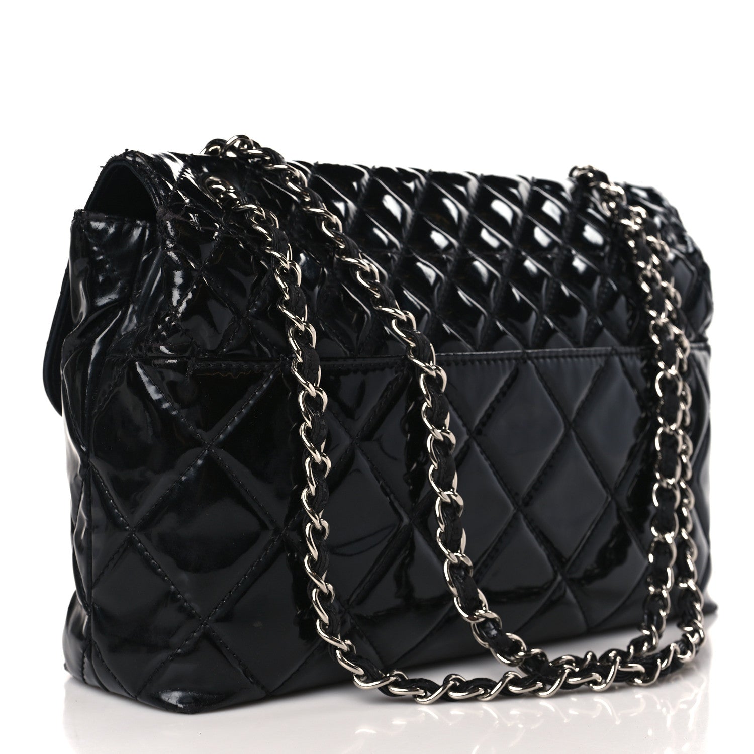 Chanel Vinyl Quilted In the Business Flap Bag Black 3 of 11