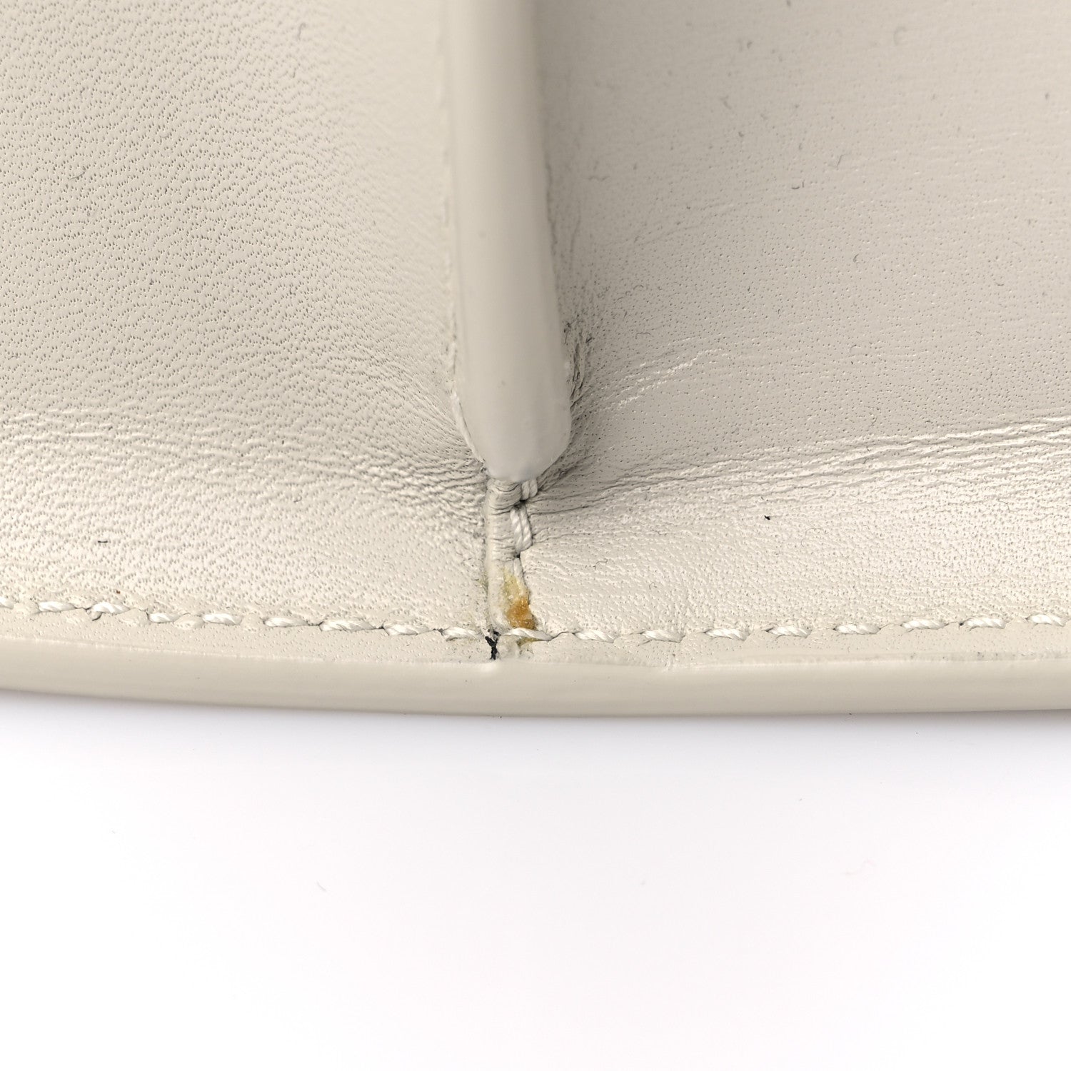 Saint Laurent Smooth Calfskin Medium Classic Monogram Cassandra Top Handle Crema Soft 11 of 11