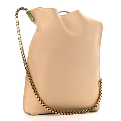 Saint Laurent Smooth Calfskin Small Suzanne Hobo Ivory Natural 4 of 10