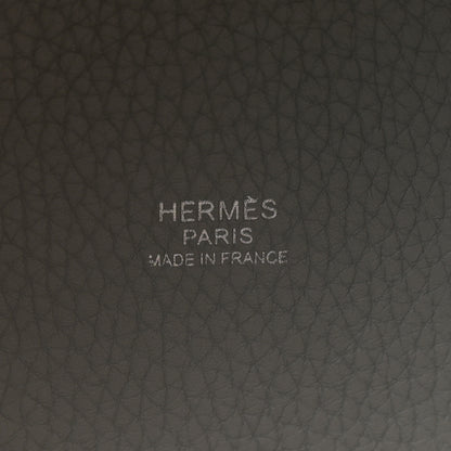 Hermes Taurillon Clemence Picotin Lock 22 MM Bleu Pale 6 of 11