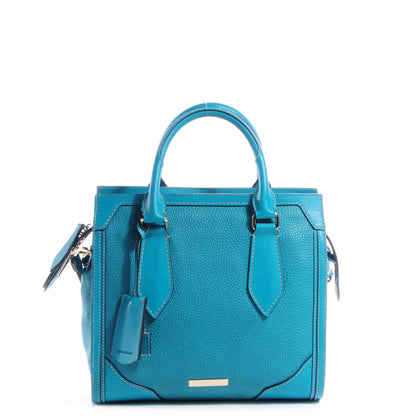 Burberry Pebbled Calfskin Small Honeywood Tote Kingfisher 1 of 9
