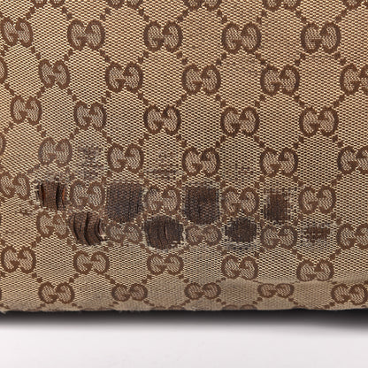 Gucci Monogram Web Tote Brown 14 of 27