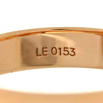 Louis Vuitton Metal Love Letters Timeless Ring L Gold 6 of 6
