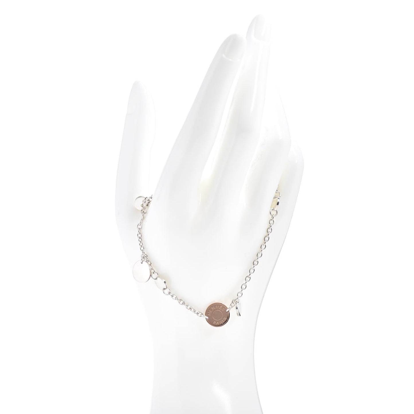 Sterling Silver 18K Rose Gold Confettis Bracelet LG