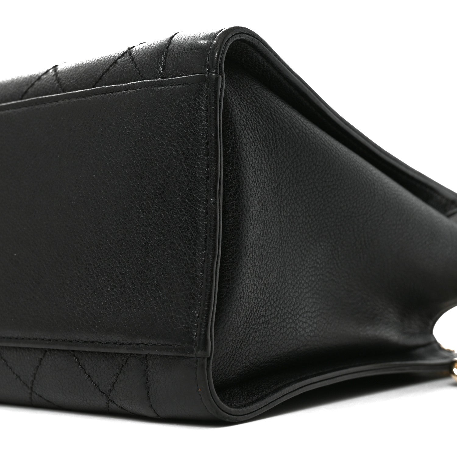 Alaia Goatskin Hip East West Shoulder Bag Black 19 of 19