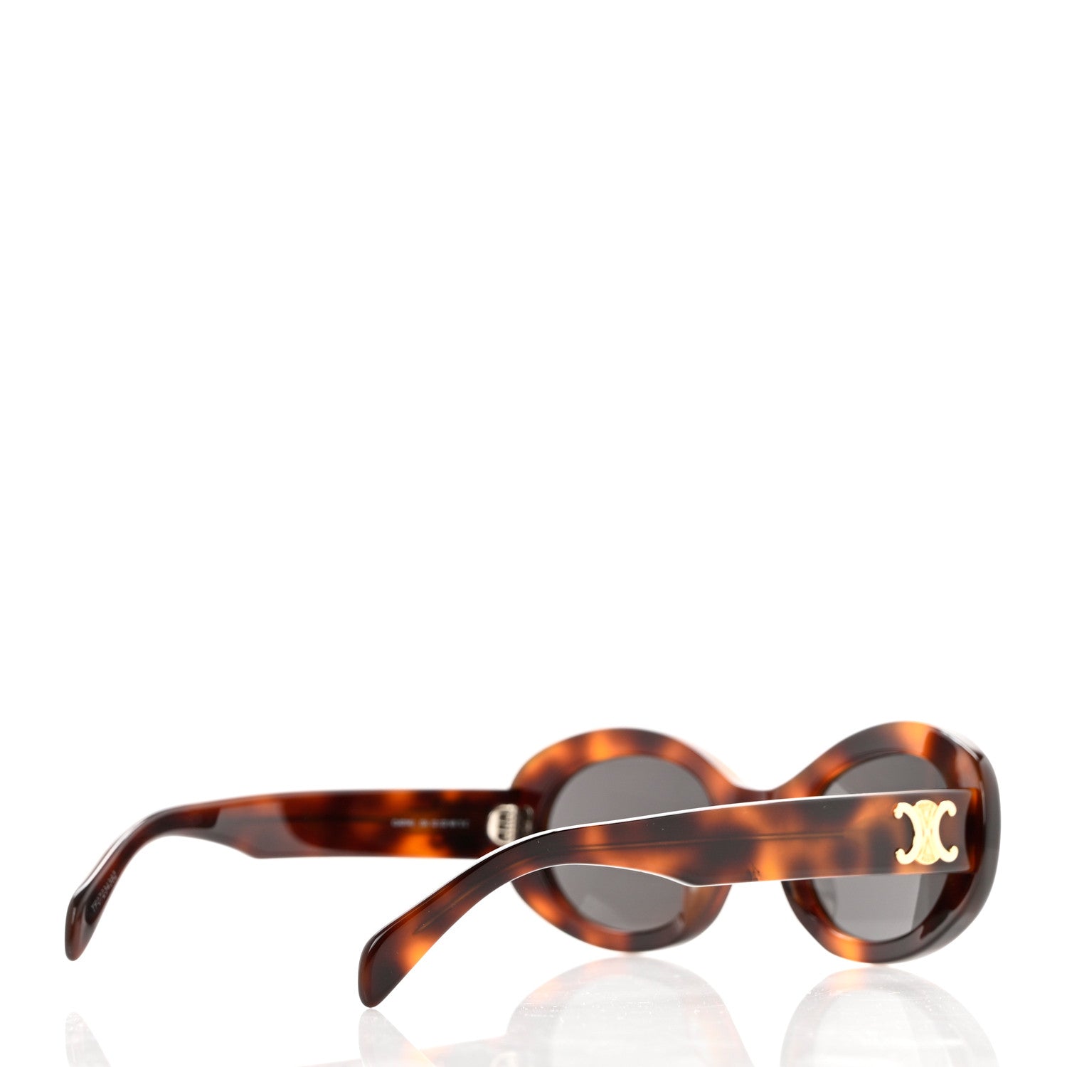 Celine Acetate Triomphe 01 Sunglasses CL 40194U Tortoise 4 of 6