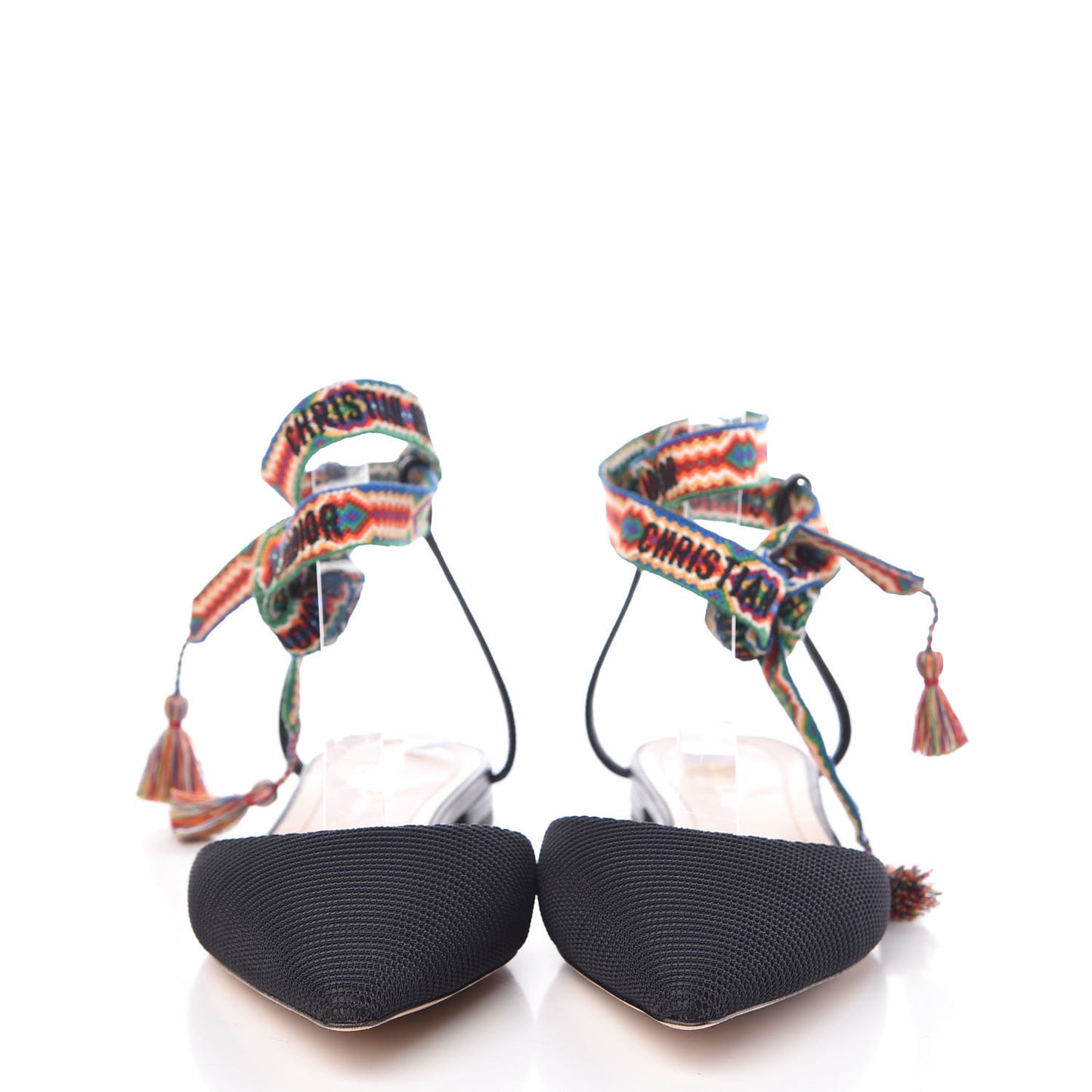Technical Canvas J'adior It Flats 38 Black Multicolor