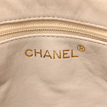 Chanel Lambskin Quilted CC Camera Case Beige 6 of 16
