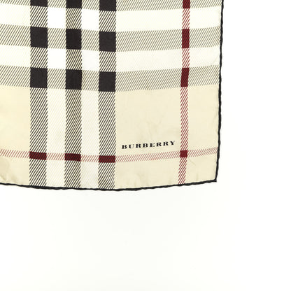 Burberry Wool Silk Gauze Giant Check Scarf Stone 3 of 6