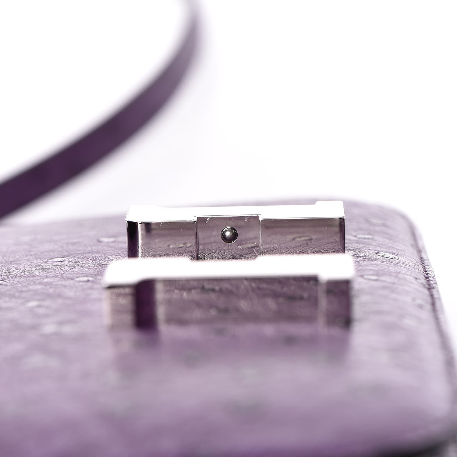 Hermes Ostrich Constance 18 Violine 12 of 20