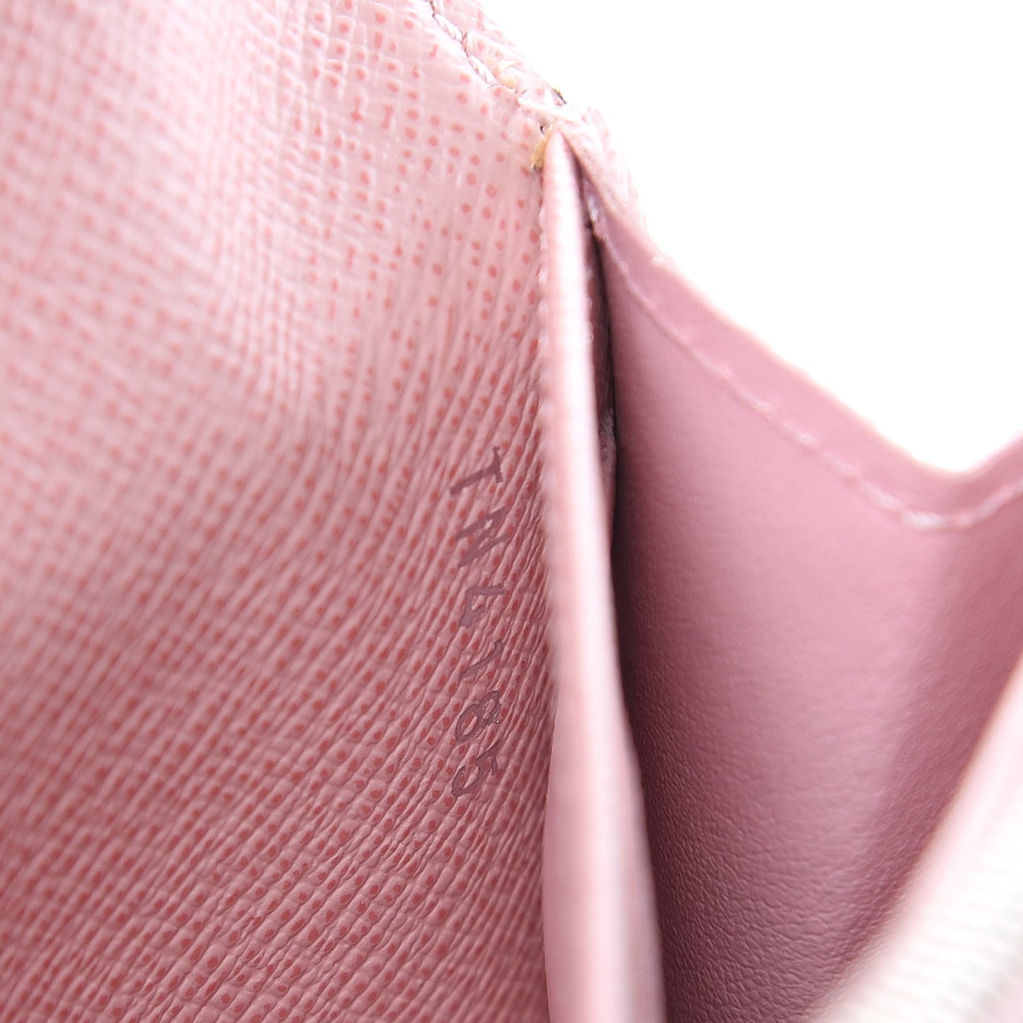 Epi Twist Wallet Rose Ballerine