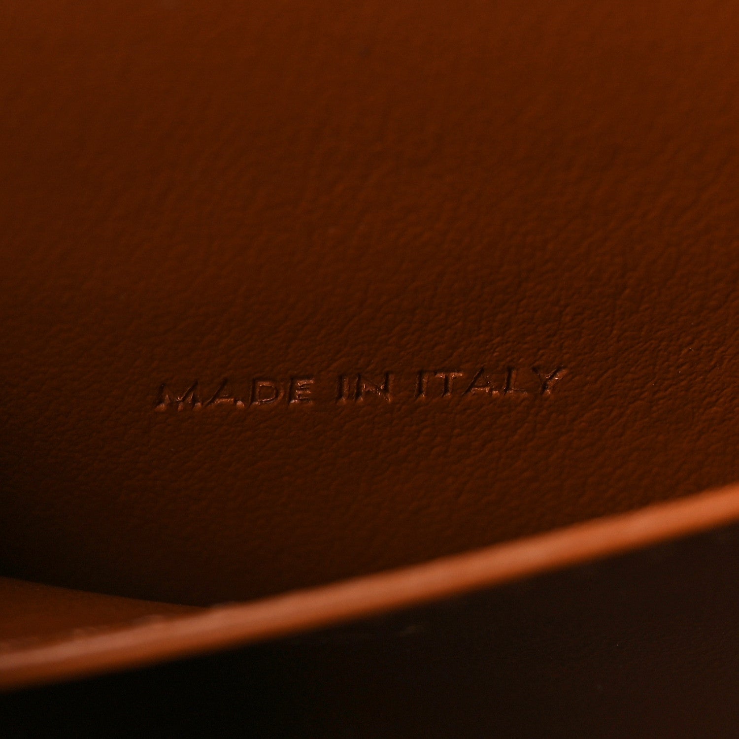 Celine Smooth Calfskin Tabou Clutch On Strap Tan 7 of 10