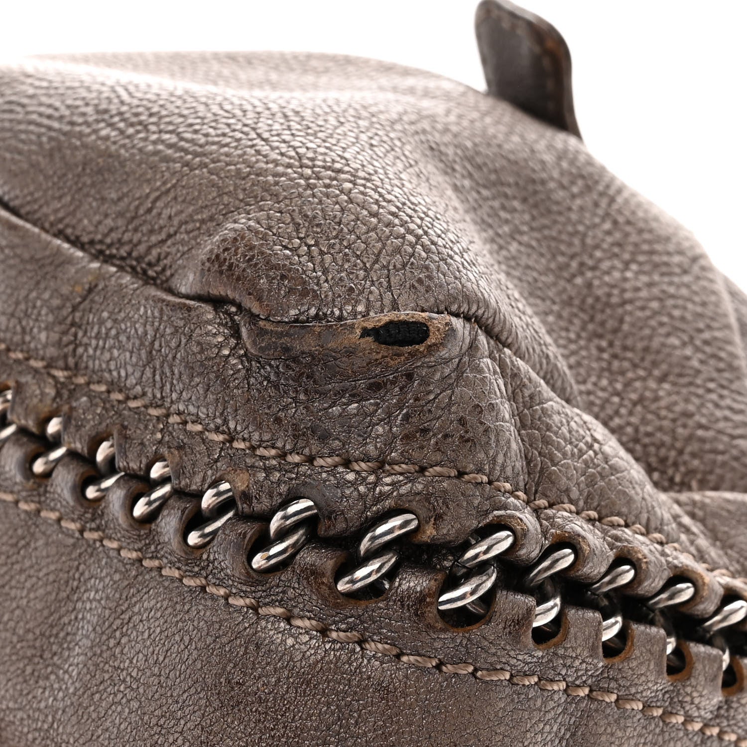 Chanel Metallic Goatskin Medium Luxe Ligne Bowler Bronze 13 of 16