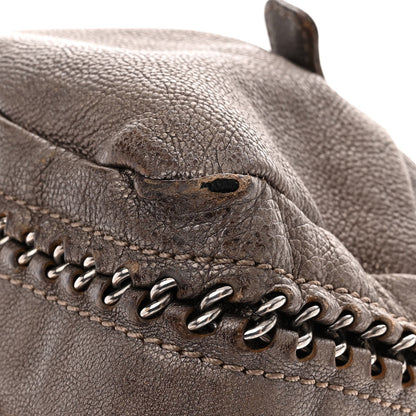Chanel Metallic Goatskin Medium Luxe Ligne Bowler Bronze 13 of 16