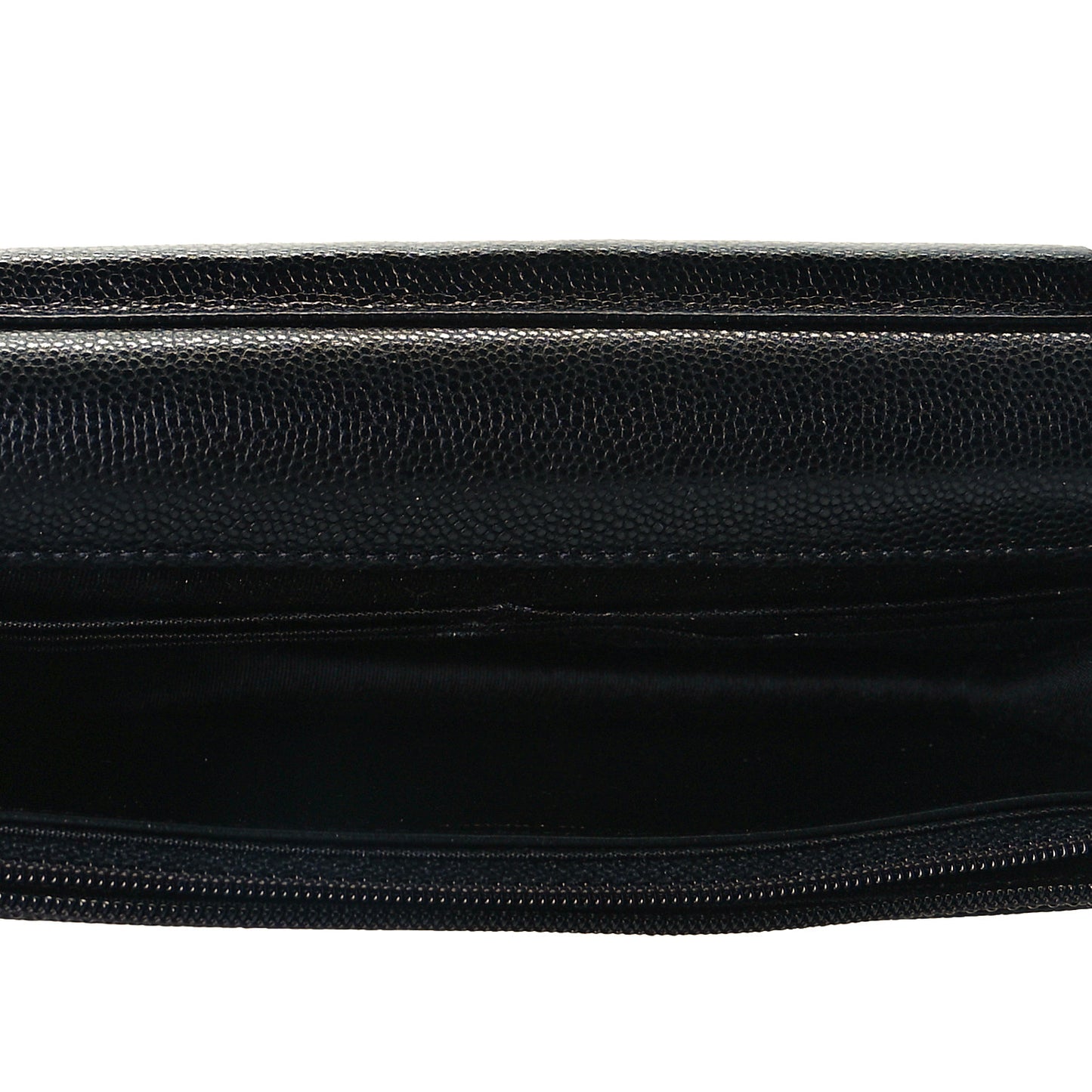 Caviar Quilted Coco Candy Wallet On Chain WOC Black