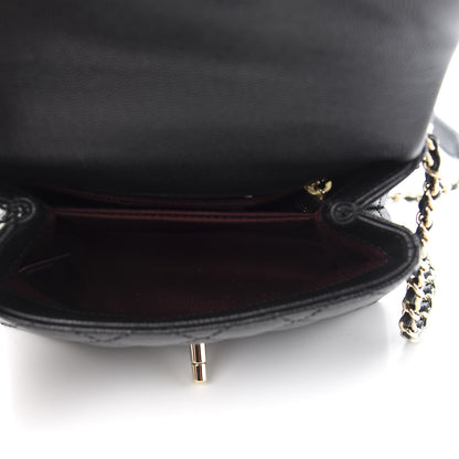 Chanel Caviar Quilted Extra Mini Coco Handle Flap Black 5 of 10
