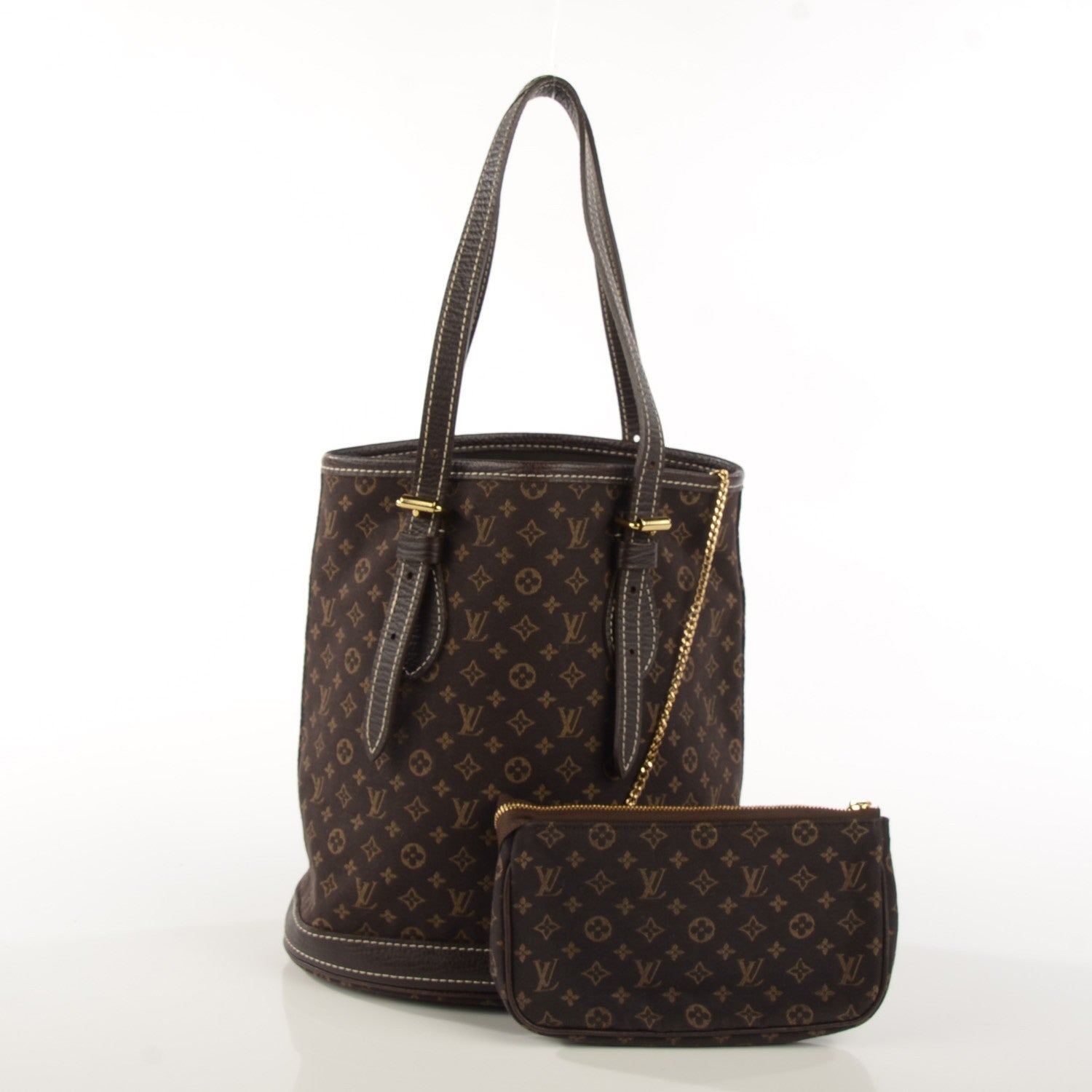 Louis Vuitton Mini Lin Monogram Bucket Bag Ebene 4 of 10