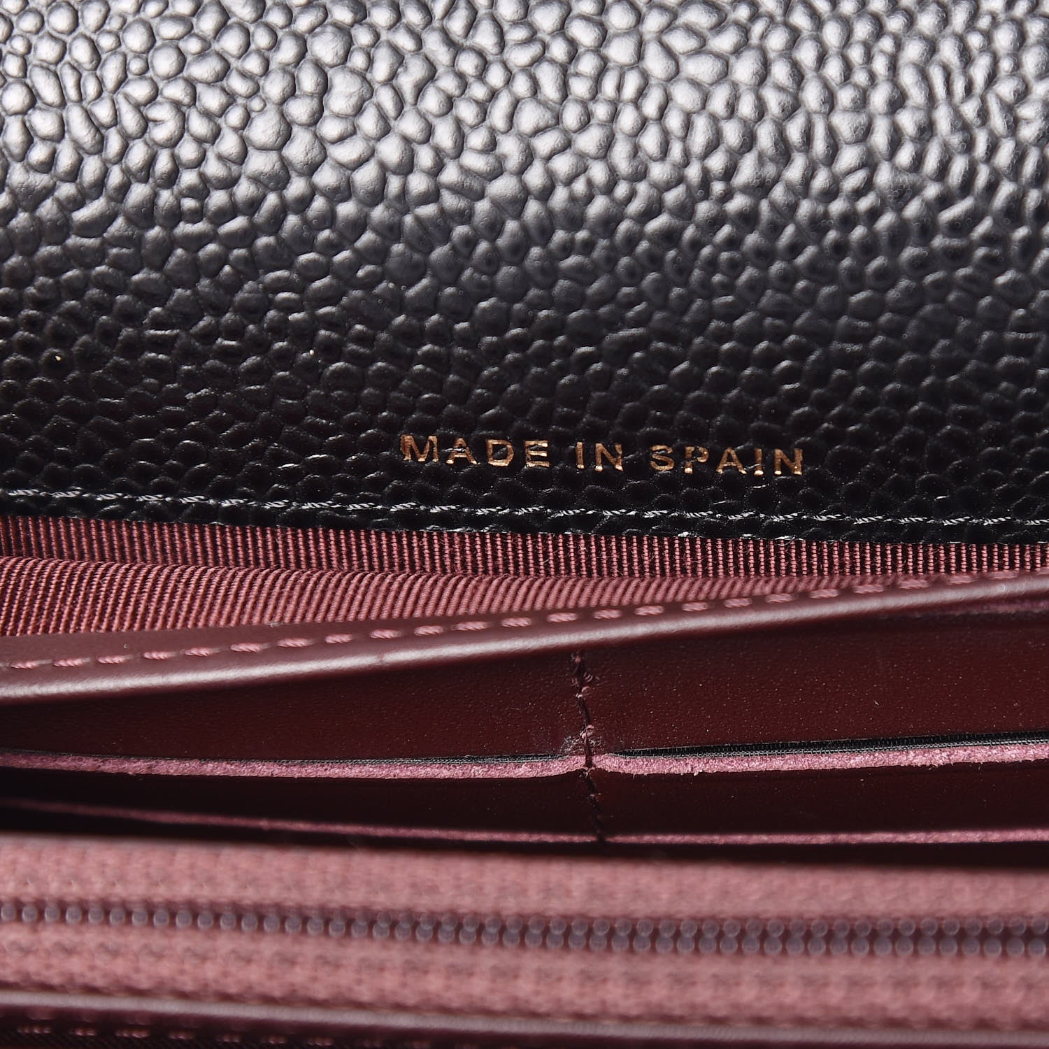 Chanel Caviar Quilted Large Gusset Flap Wallet Black 7 of 9
