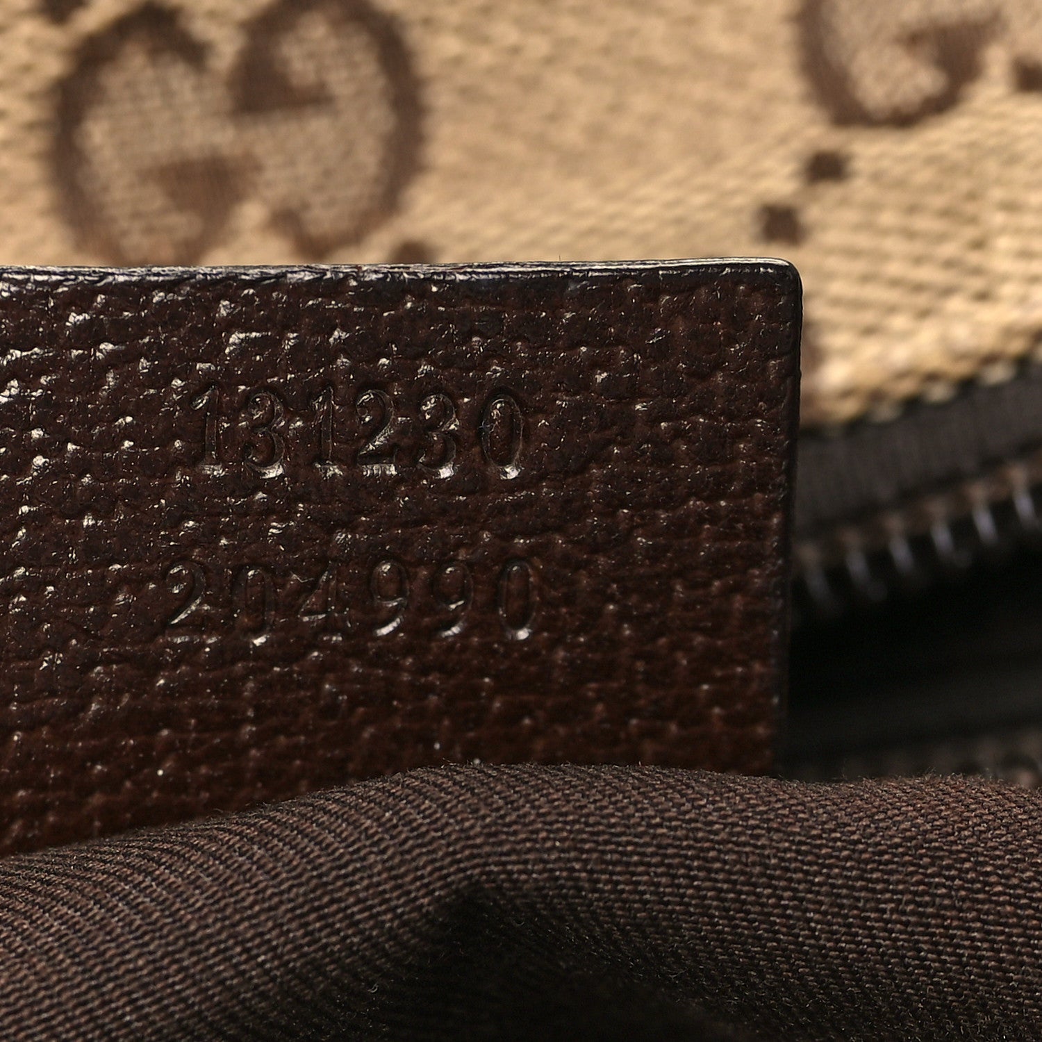Gucci GG Monogram Medium Web Handle Bucket Tote Dark Brown 7 of 12