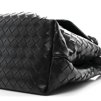 Bottega Veneta Calfskin Intrecciato Medium Andiamo Messenger Bag Black 11 of 12