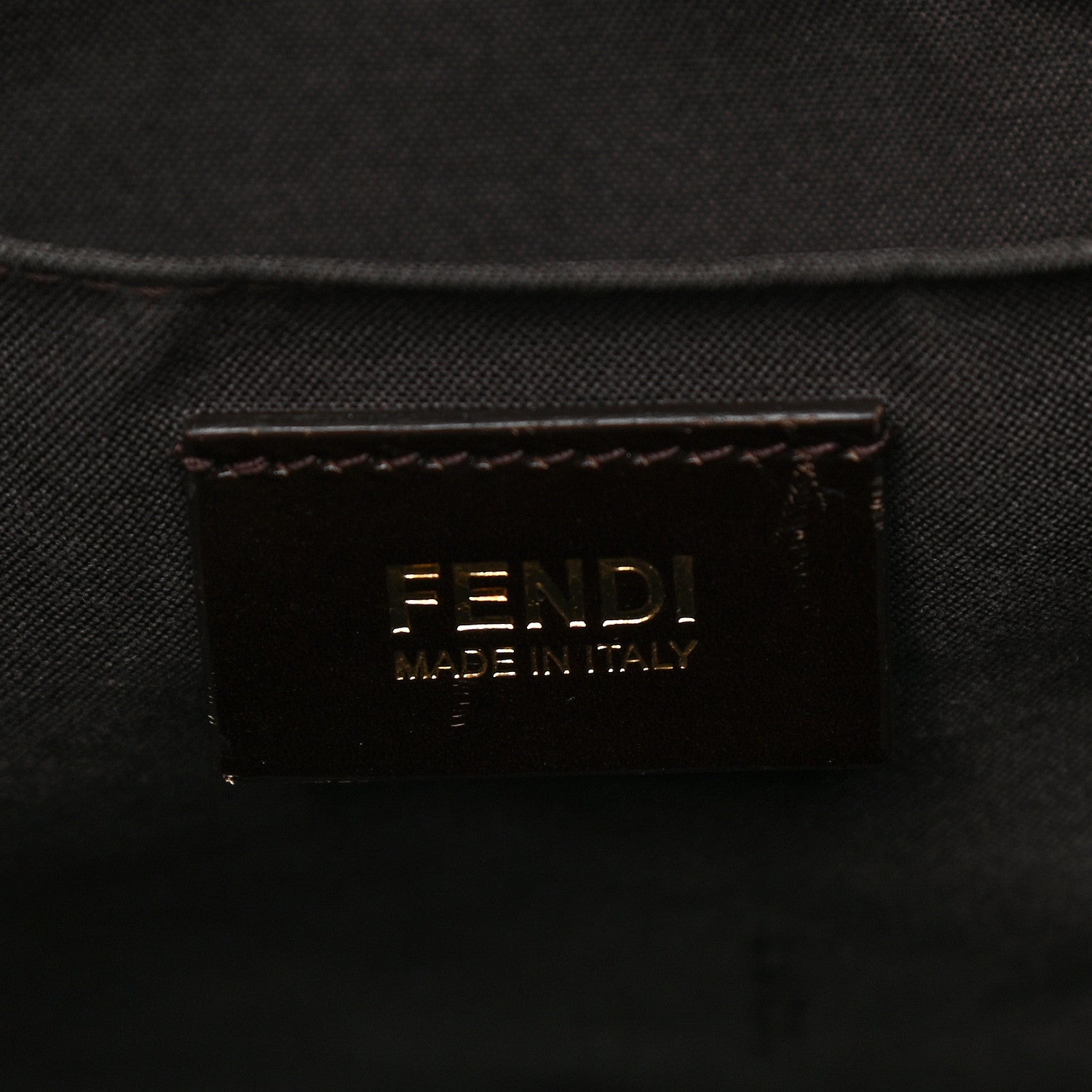 Fendi Vitello Pequin Magnetic Top Satchel Foresta 5 of 14