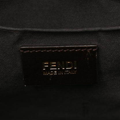 Fendi Vitello Pequin Magnetic Top Satchel Foresta 5 of 14