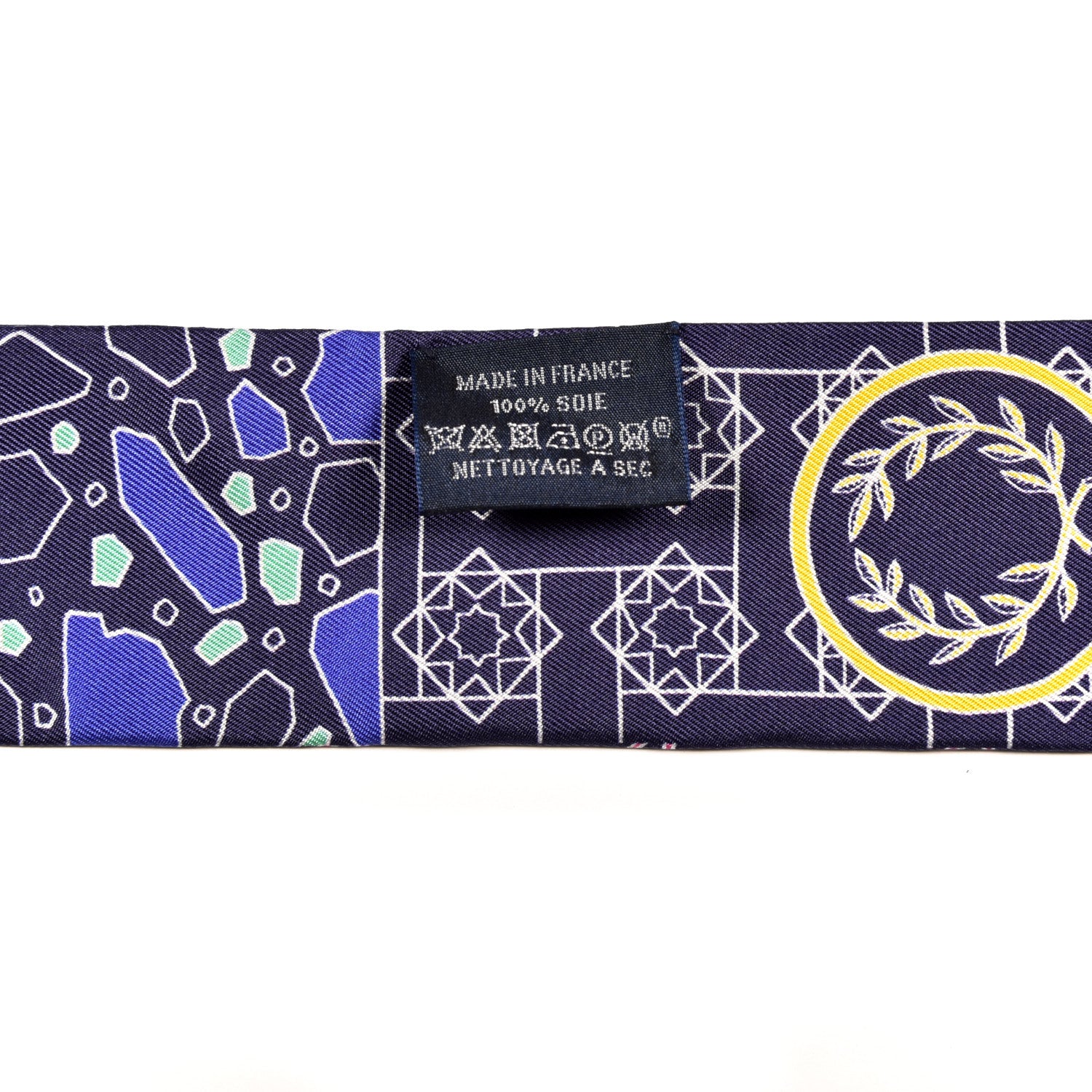 Hermes Silk La Danse Des Amazones Twilly Indigo Jaune Multicolor 4 of 4