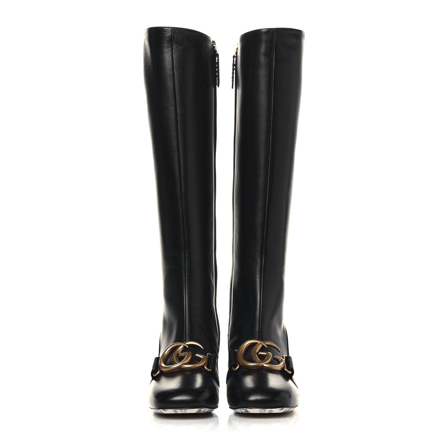 Gucci Malaga Kid GG Victoire 55mm Boots 36 Black 2 of 8
