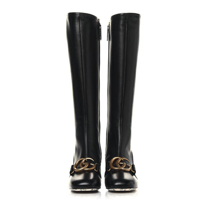 Gucci Malaga Kid GG Victoire 55mm Boots 36 Black 2 of 8