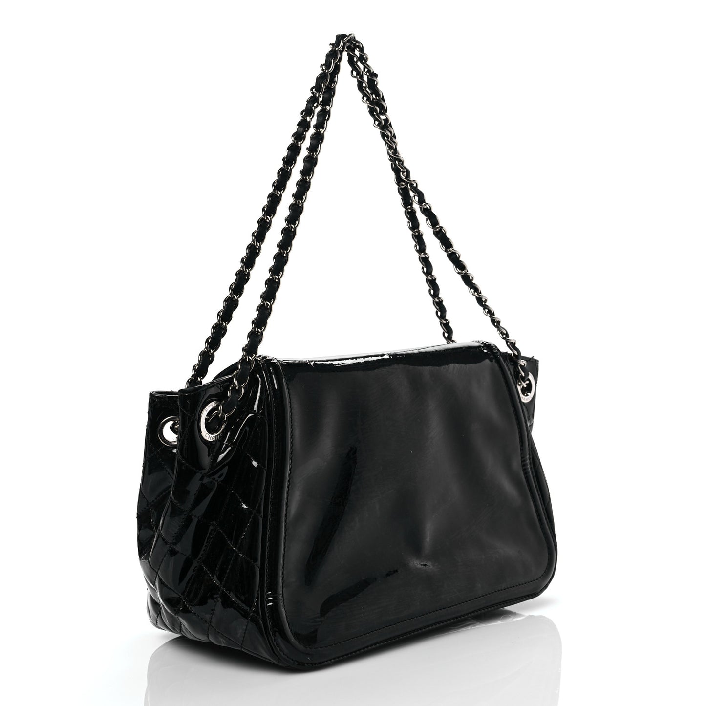 Vinyl CC Lipstick Accordion Flap Black