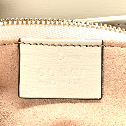 Gucci Azalea Calfskin Horsebit 1955 Shoulder Bag Mystic White 7 of 10
