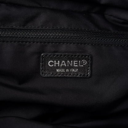 Chanel Nylon Travel Bowler Black 8 of 10