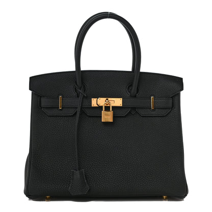 Hermes Togo Birkin 30 Black 1 of 9