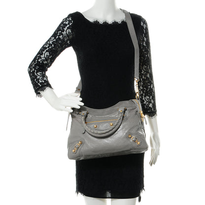 Balenciaga Agneau Giant 12 Gold Hardware Town Gris Pyrite 2 of 9