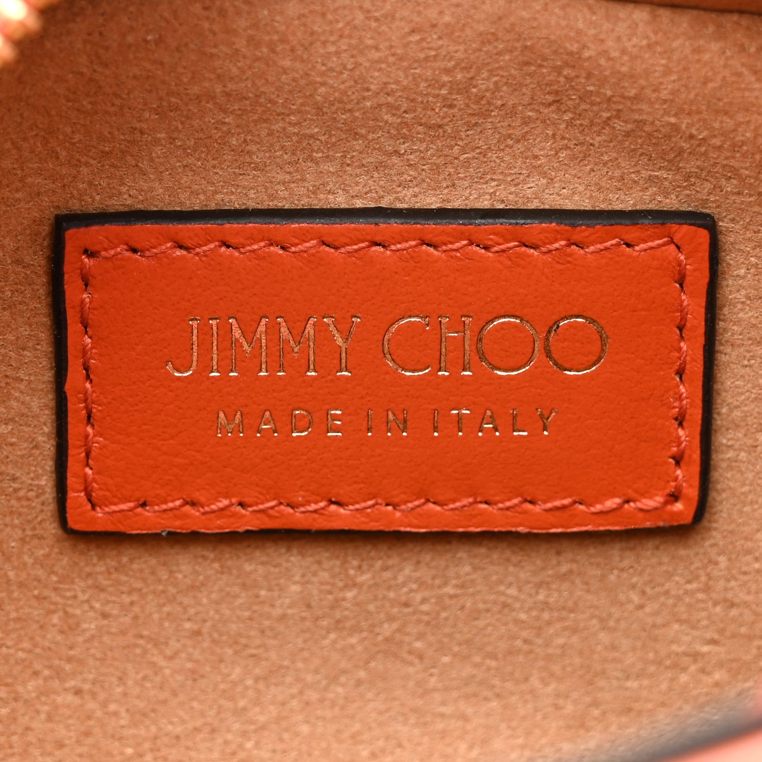 ショルダーバッグ JIMMY CHOO Micro Hale Jimmy Choo Calfskin Micro Hale Crossbody Amber Orange 1856289