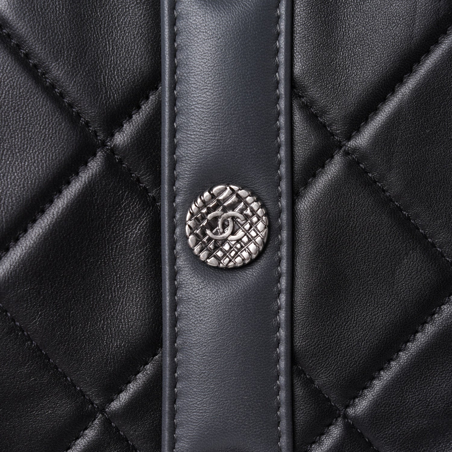 Chanel Lambskin Quilted Large Girl Bag Black 15 of 18