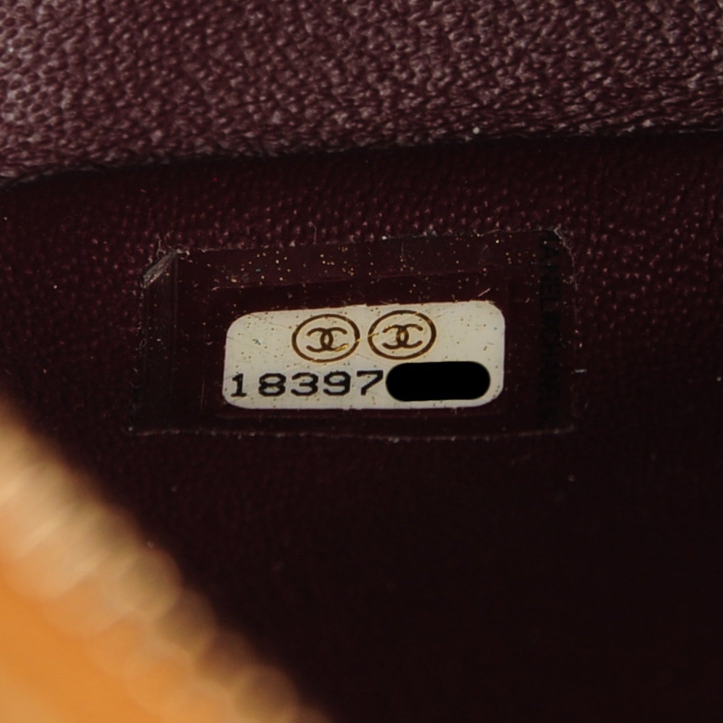 Lambskin Quilted Small Diamond CC Camera Case Dark Beige
