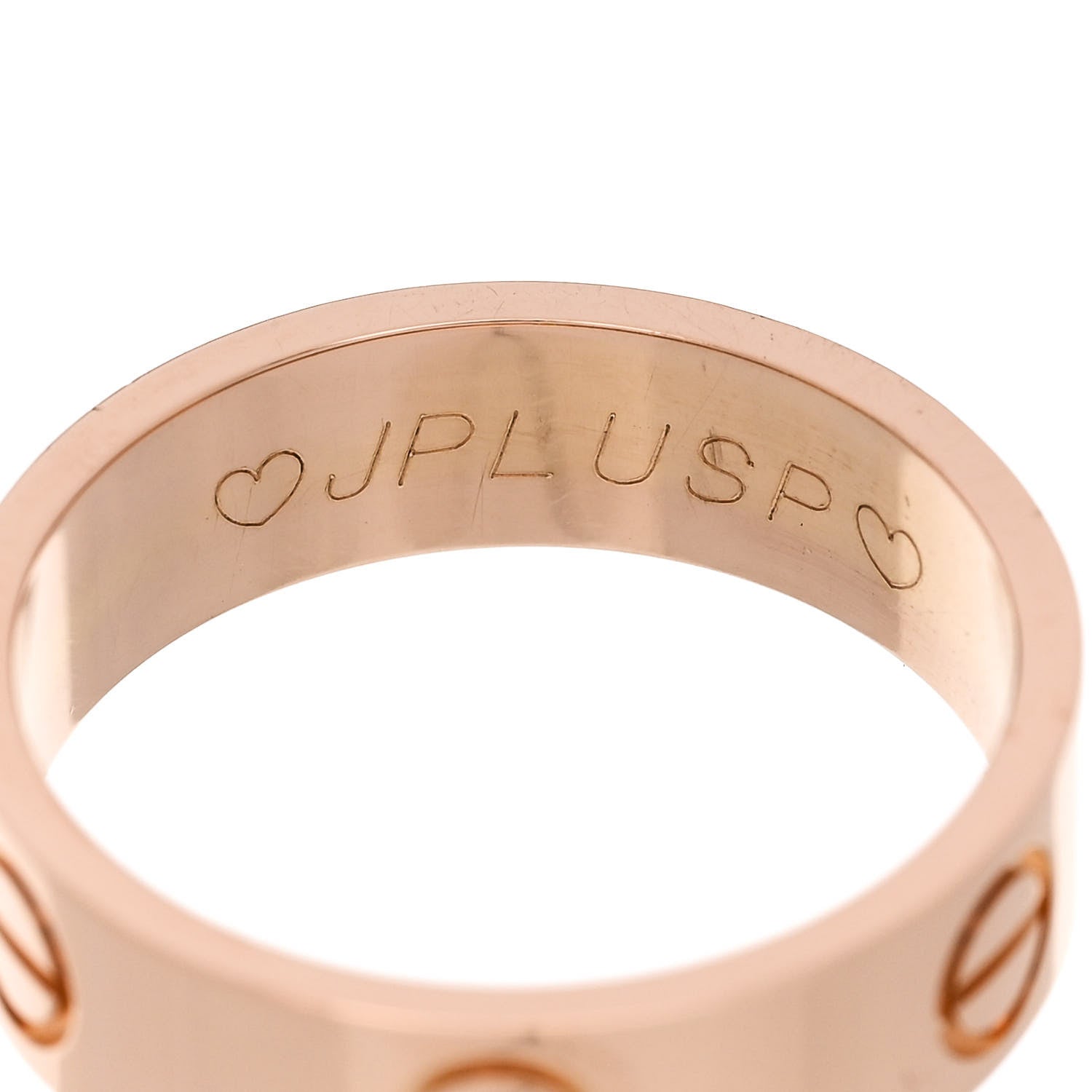 Cartier 18K Pink Gold 5.5mm LOVE Ring 55 7.25 5 of 6