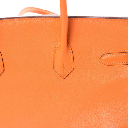 Hermes Swift Horseshoe Birkin 35 Orange 32 of 40
