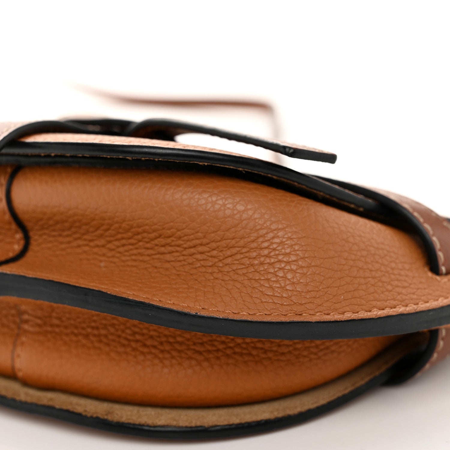 Loewe Grained Calfskin Mini Gate Crossbody Bag Caramel Pecan 10 of 10