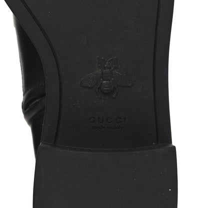 Gucci Flores Calfskin Nappa Matelasse GG 40mm Ankle Boots 37 Black 8 of 8