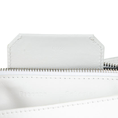 Proenza Schouler Perforated Calfskin PS1 Pouch Messenger Optic White 8 of 10