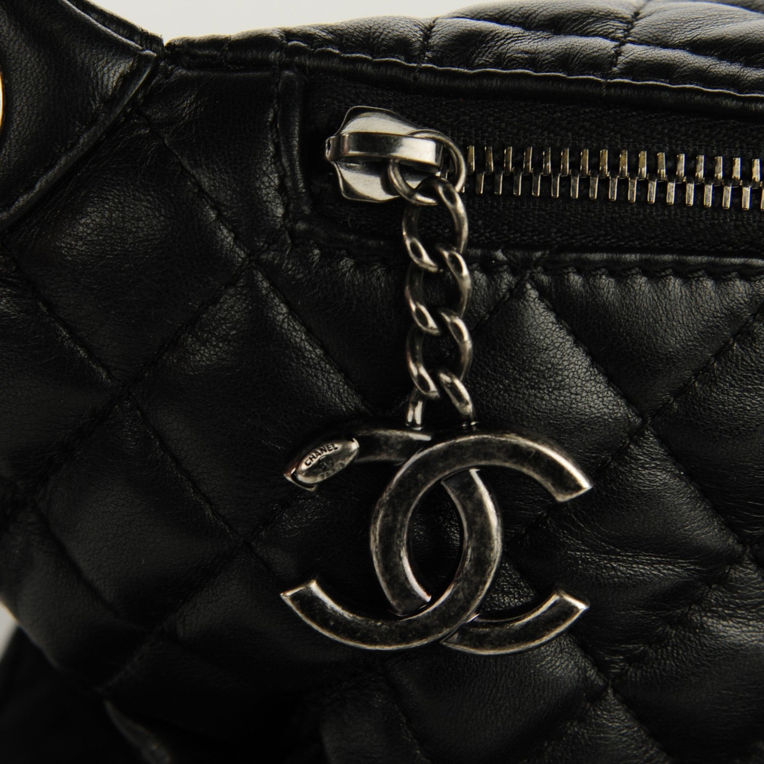 Chanel Lambskin Quilted Banane Waist Bag Fanny Pack Black 8 of 8