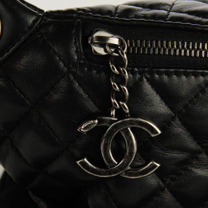 Chanel Lambskin Quilted Banane Waist Bag Fanny Pack Black 8 of 8